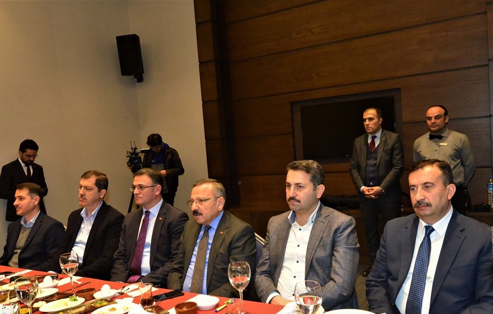  Milletvekilleri Beyazıt, Arslan ve Başkan Eroğlu basın mensuplarının sorularını yanıtladı